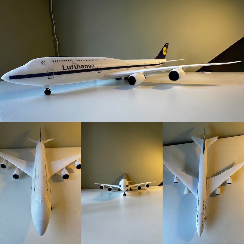 1/144 Lufthansa 747-8 — 60th Anniversary Retro Livery Scale Model